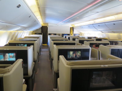 Singapore airlines business class Melbourne to Singapore flight