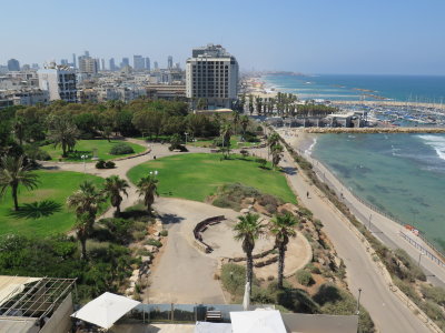 Tel Aviv view from Hilton hotel
