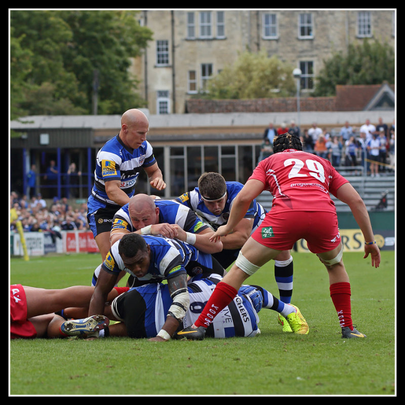 Bath pile in at the breakdown