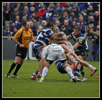Jack Nowell tackled 