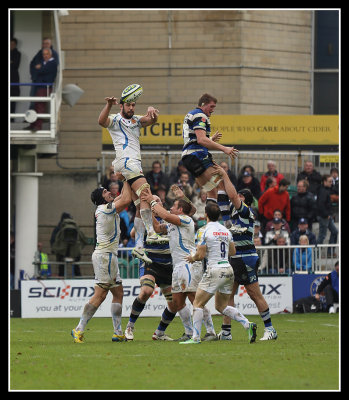 Exeter win a line out