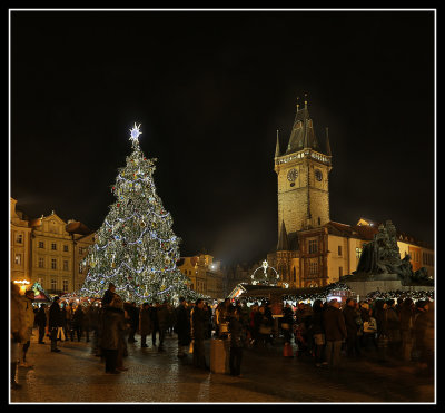 Old Town Square Xmas Tree, Prague