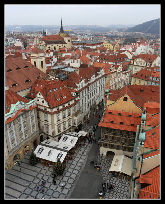 View from Old Town Hall Clock Tower, Prague