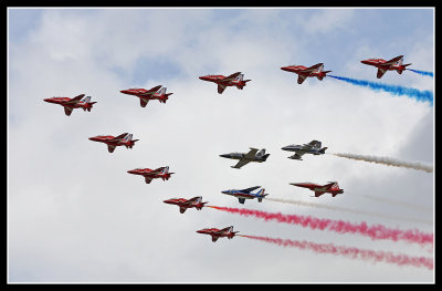 Red Arrows and display team leaders