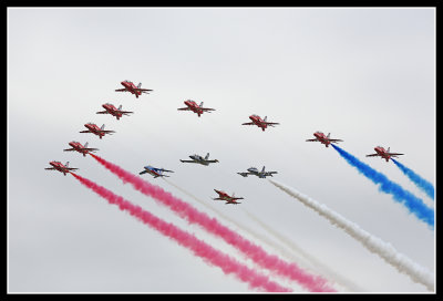 Red Arrows and display team leaders