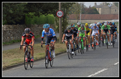 Martin Kohler of BMC at the head of another group