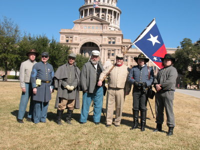 Confederate Heroes Day '08, Austin Capitol grounds