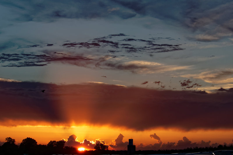 Sunset in Belleville