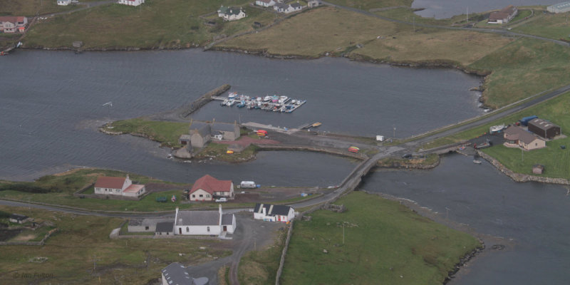 The bridge between West and East Burra, Mainland, Shetland