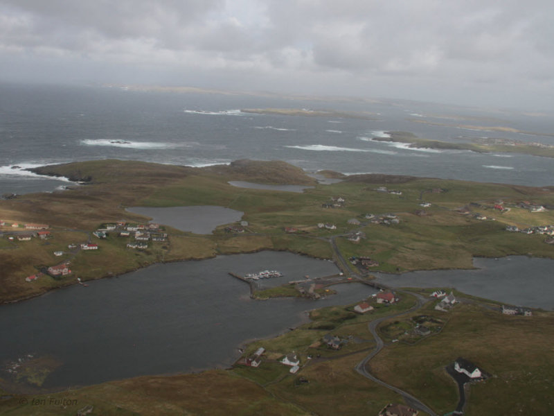 The bridge between West and East Burra, Mainland, Shetland