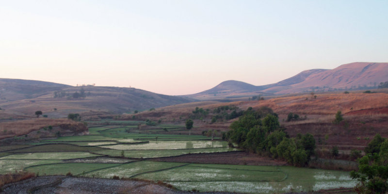 Sunrise between Antsirabe and Morondava