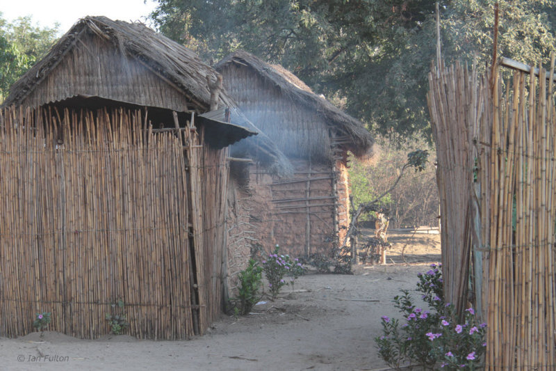Village at the Manambolo ferry