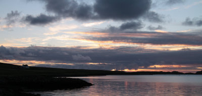 Sunrise at Baltasound, Unst, Shetland