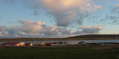 Sunrise at Baltasound, Unst, Shetland