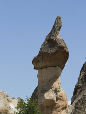 Rock pinnacle in the Greme valley