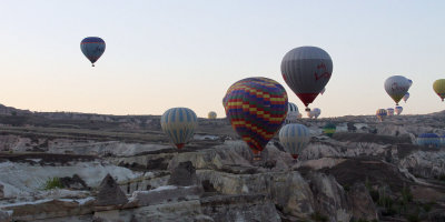 Balloons over Cappadocia