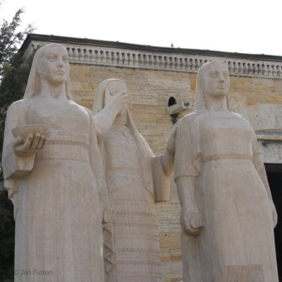 Female statue group