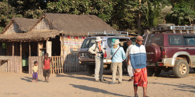Village at the Manambolo ferry