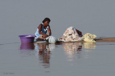 Washing day in the river