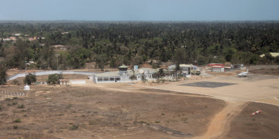 Take-off view of Morondava airport