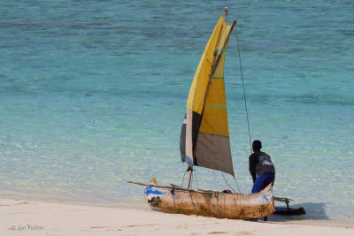 Fishing boat at Nosy Ve