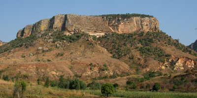 View of the mountains in Isalo NP