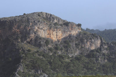 The Kaunos Rock from across the river