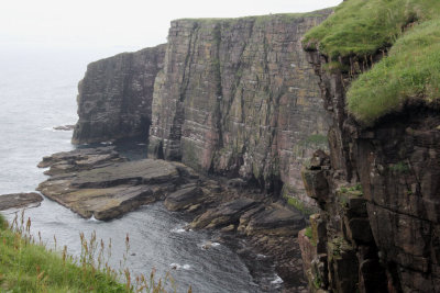 The sea cliffs on Handa Island