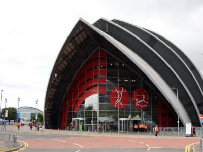 The so called armadillo building-the Scottish Conference Centre