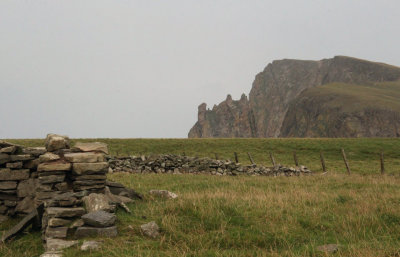 The west cliffs on Fair Isle