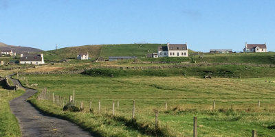 The crofts at the south end, Fair Isle