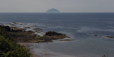Ailsa Craig from the cliff path