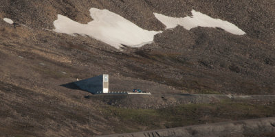 Entrance to the Svalbard Seed Vault