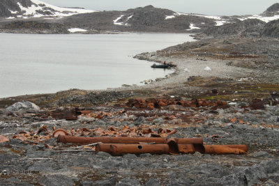 Relics at Virgohamna, Danskya, Svalbard