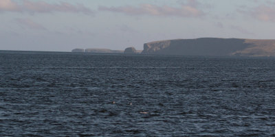 Fetlar from the Bluemull Sound ferry, Shetland