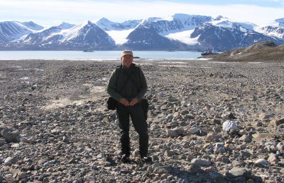 Me at the Liefdefjorden, Svalbard
