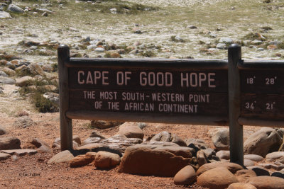Information board at Cape Point