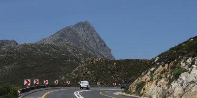 On the road heading for Betty's Bay