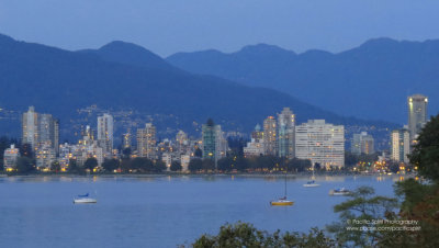 Blue evening in Vancouver