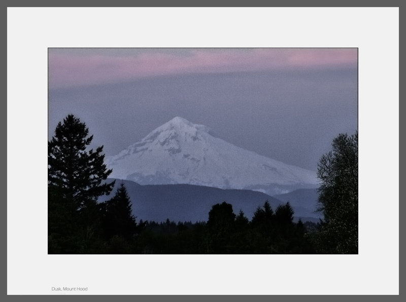 Dusk, Mount  Hood