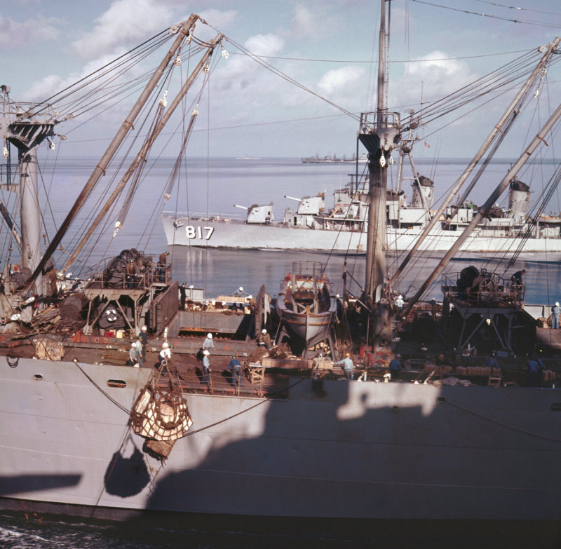 Bringing stores aboard