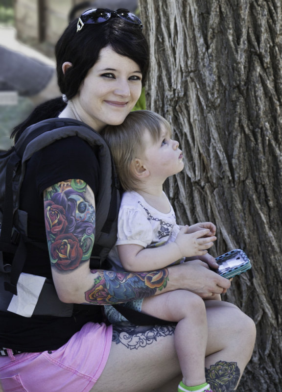 Mother and daughter