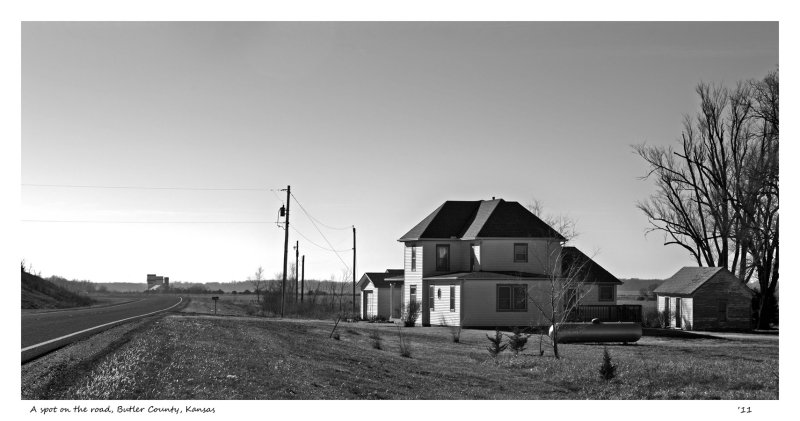 A spot on the road
