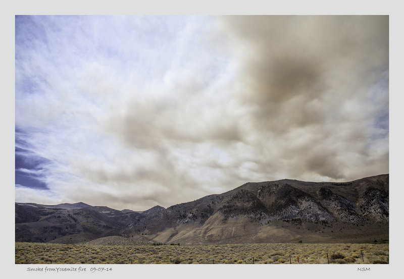 Smoke from Yosemite Fire