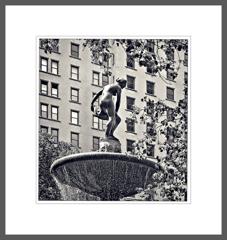 Fountain Figure adjoining The Plaza Hotel
