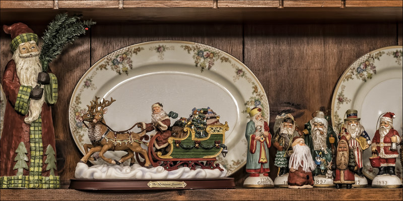 Santa Figurines