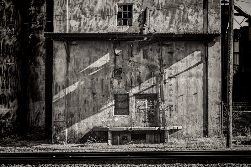 Defunct Grain Elevator Detail, Ponca City, OK