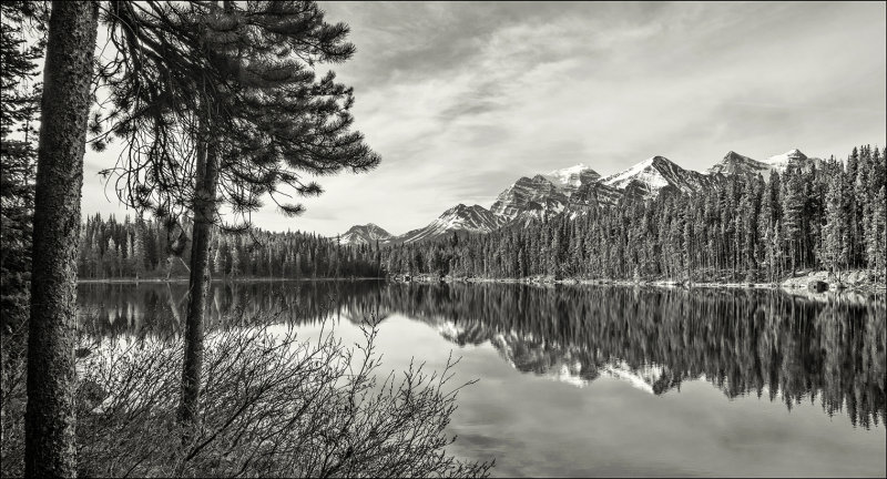 Herbert Lake,  North of Banff