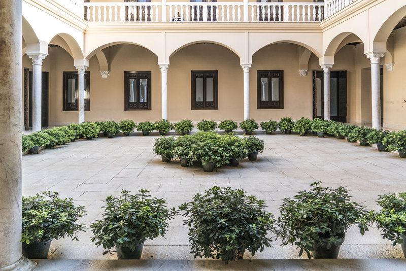 Courtyard,  Picasso Museum