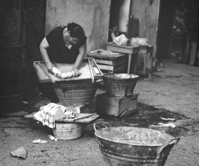 Hand wash, Naples 1955